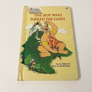 Vtg 1963 The Boy Who Fooled The Giant by Tamara Kitt Easy Reader